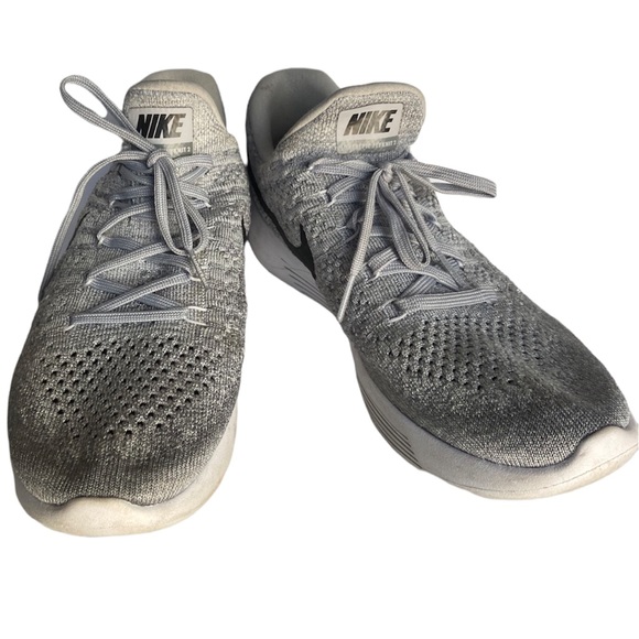 Nike Lunarepic Low Flyknit 2 Wolf Grey/Black-Cool Grey 863780-002 - Picture 2 of 8